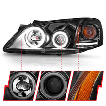 Load image into Gallery viewer, Anzo USA 121371 Projector Headlight Set w/Halo Fits 05-10 G6