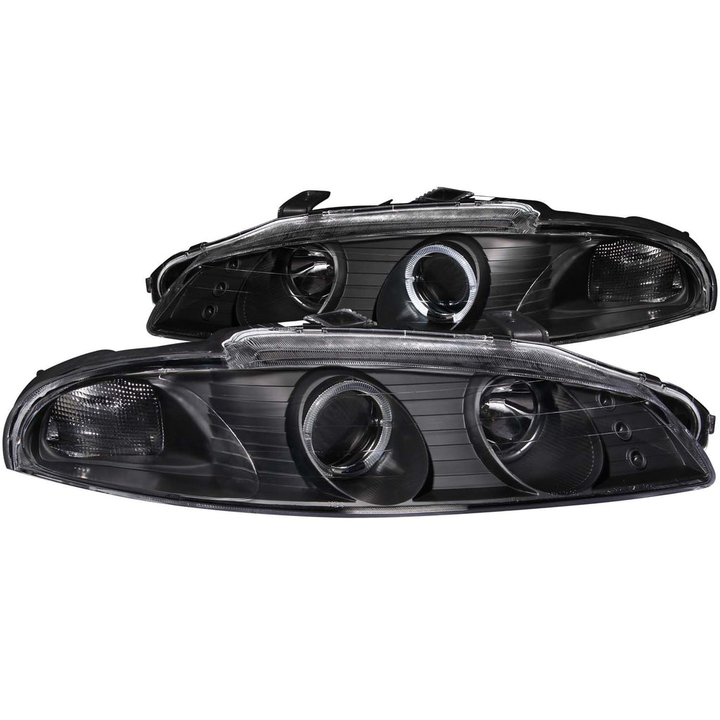 Anzo USA 121377 Projector Headlight Set w/Halo Fits 97-99 Eclipse
