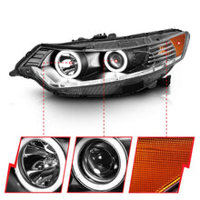 Load image into Gallery viewer, Anzo USA 121393 Projector Headlight Set w/Halo Fits 09-12 TSX