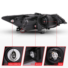 Load image into Gallery viewer, Anzo USA 121393 Projector Headlight Set w/Halo Fits 09-12 TSX