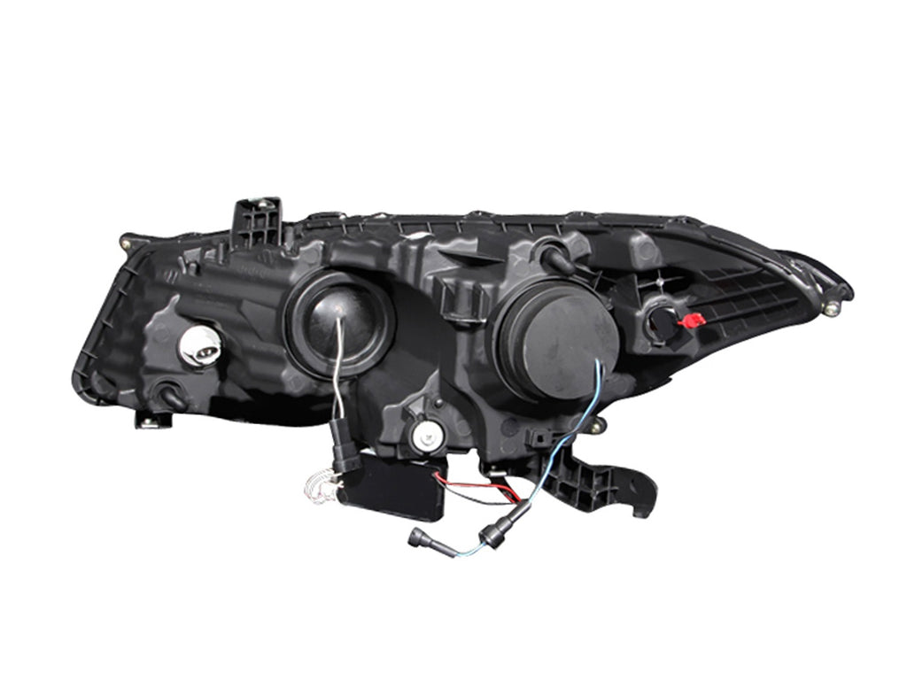 Anzo USA 121408 Projector Headlight Set w/Halo Fits 08-12 Accord