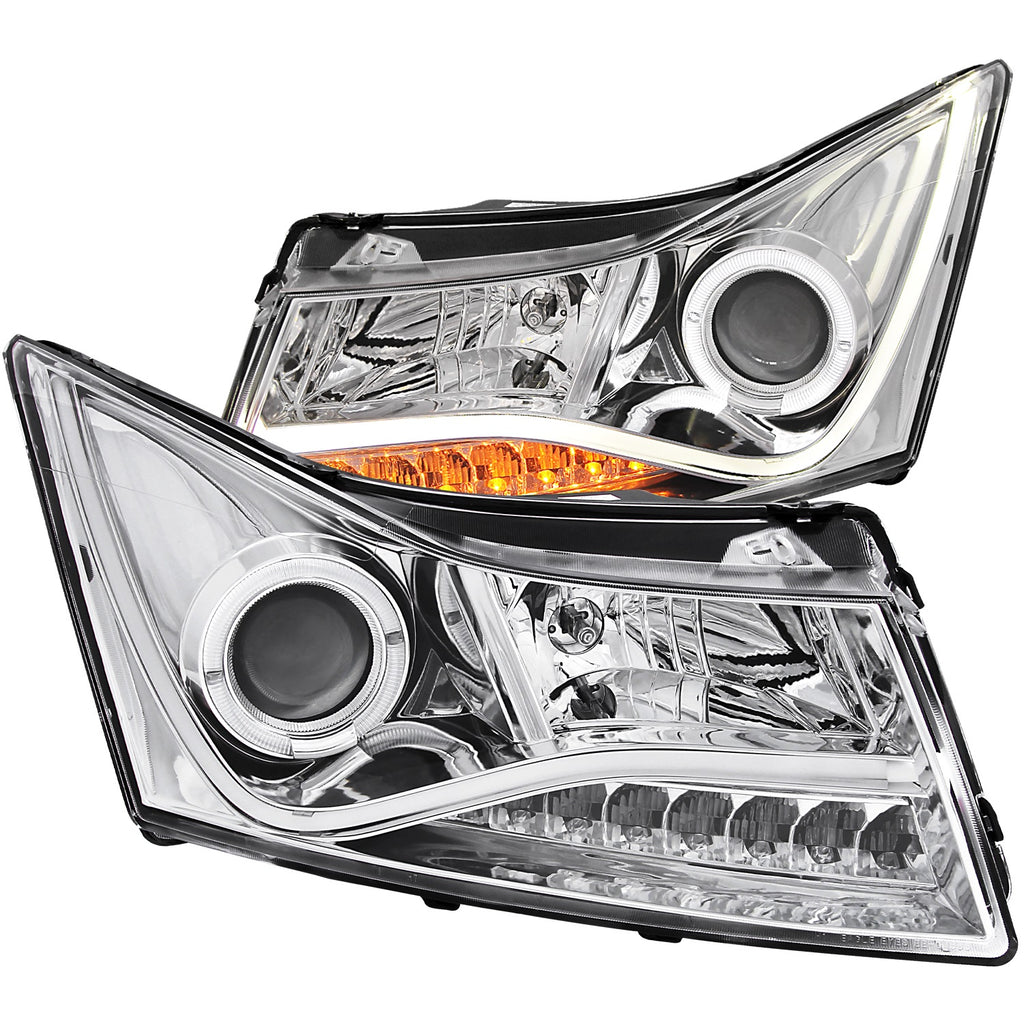 Anzo USA 121410 Projector Headlight Set w/Halo Fits 11-15 Cruze