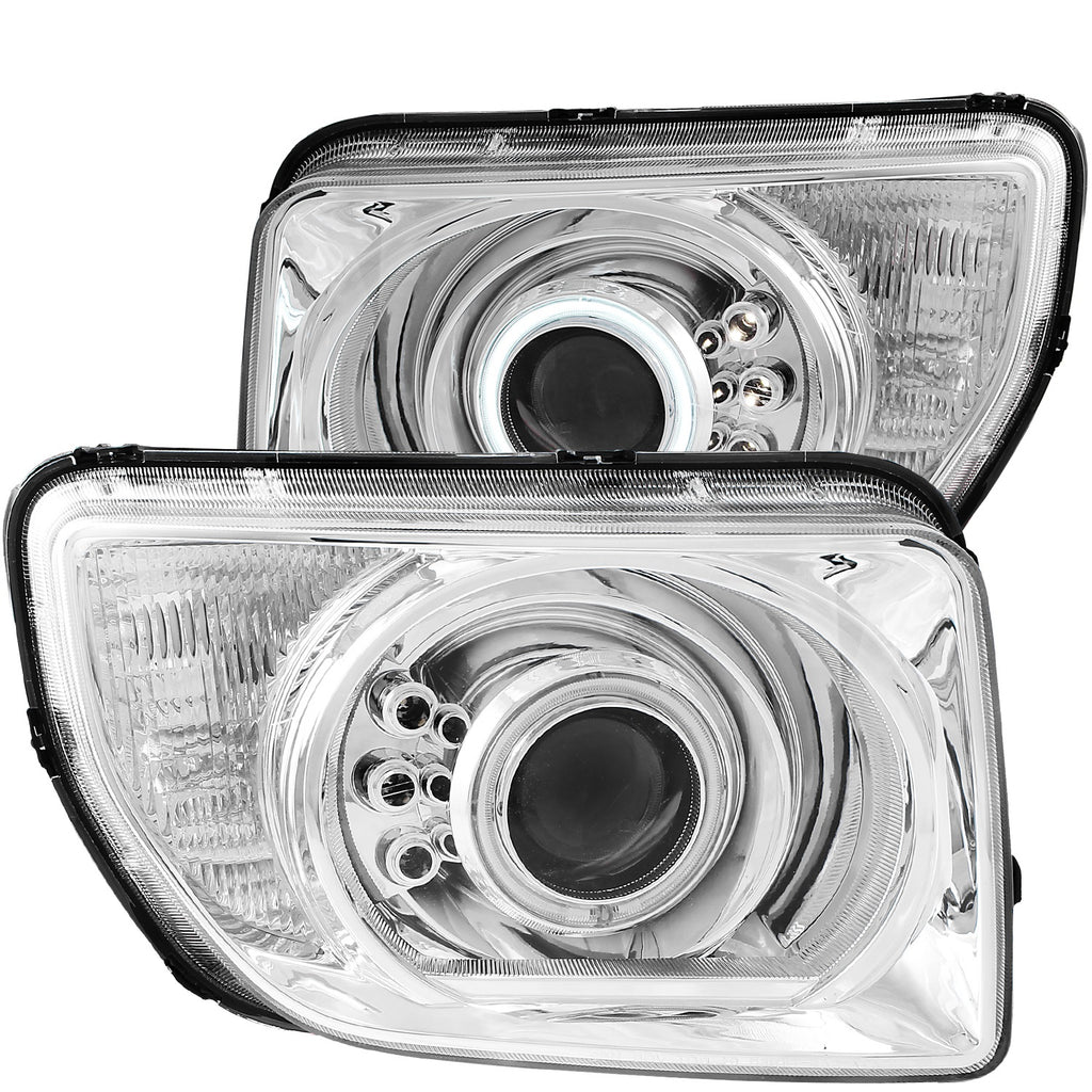 Anzo USA 121412 Projector Headlight Set w/Halo Fits 03-06 Element