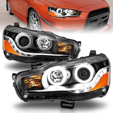 Load image into Gallery viewer, Anzo USA 121428 Projector Headlight Set w/Halo Fits 08-15 Lancer