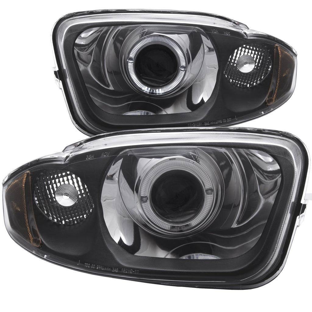 Anzo USA 121438 Projector Headlight Set w/Halo Fits 03-05 Cavalier