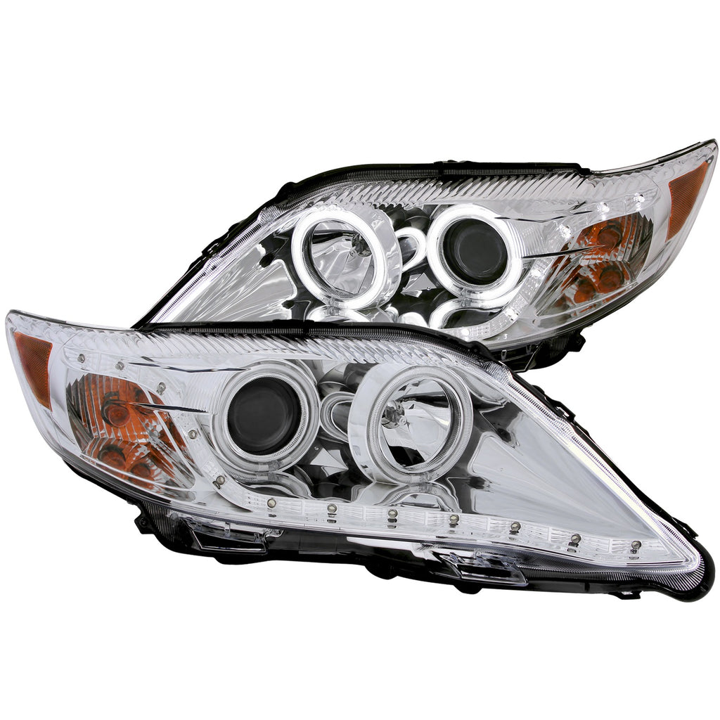 Anzo USA 121441 Projector Headlight Set w/Halo Fits 10-11 Camry