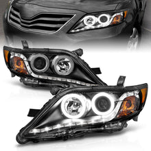 Load image into Gallery viewer, Anzo USA 121442 Crystal Headlight Set w/Halo Fits 10-11 Camry
