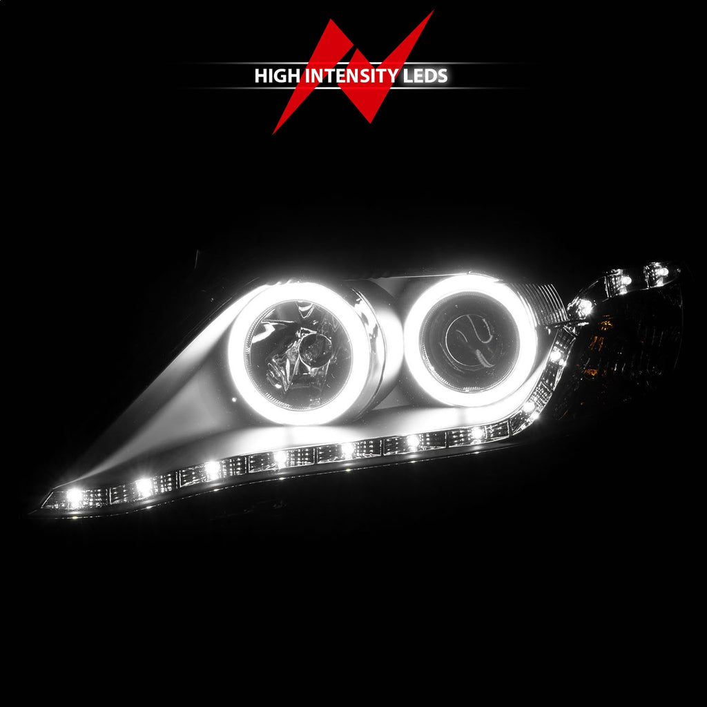 Anzo USA 121442 Crystal Headlight Set w/Halo Fits 10-11 Camry