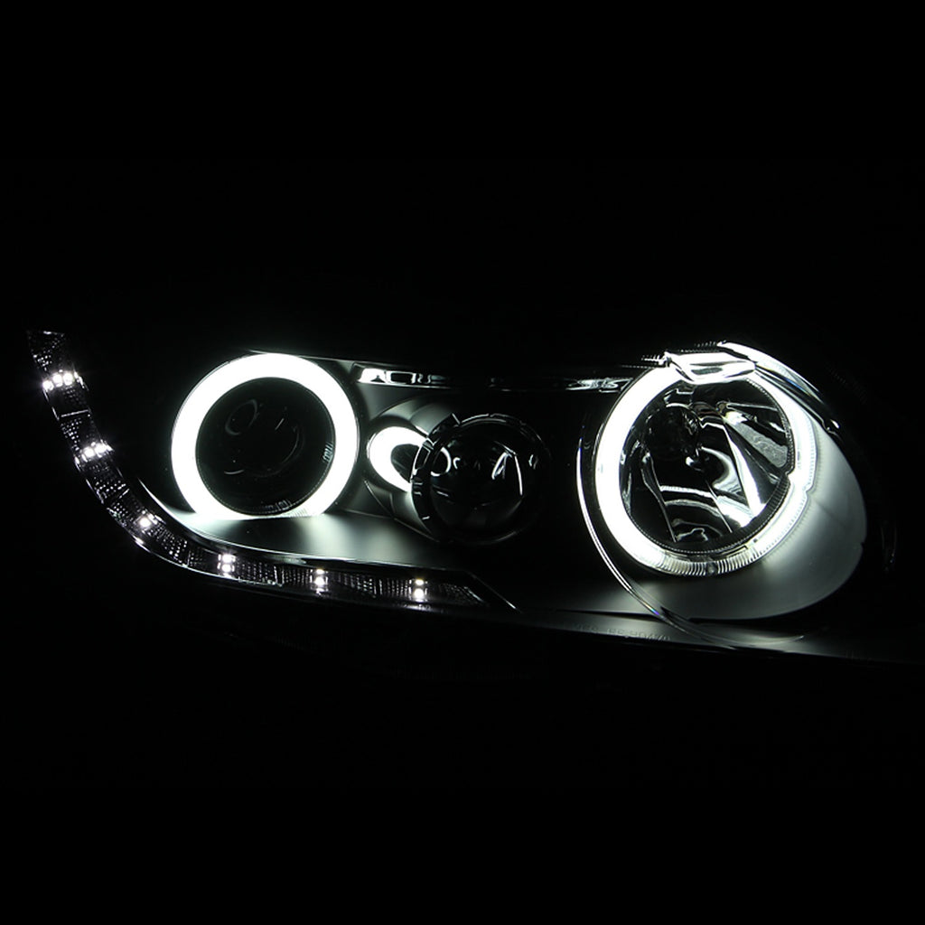 Anzo USA 121454 Projector Headlight Set w/Halo Fits 06-11 Civic