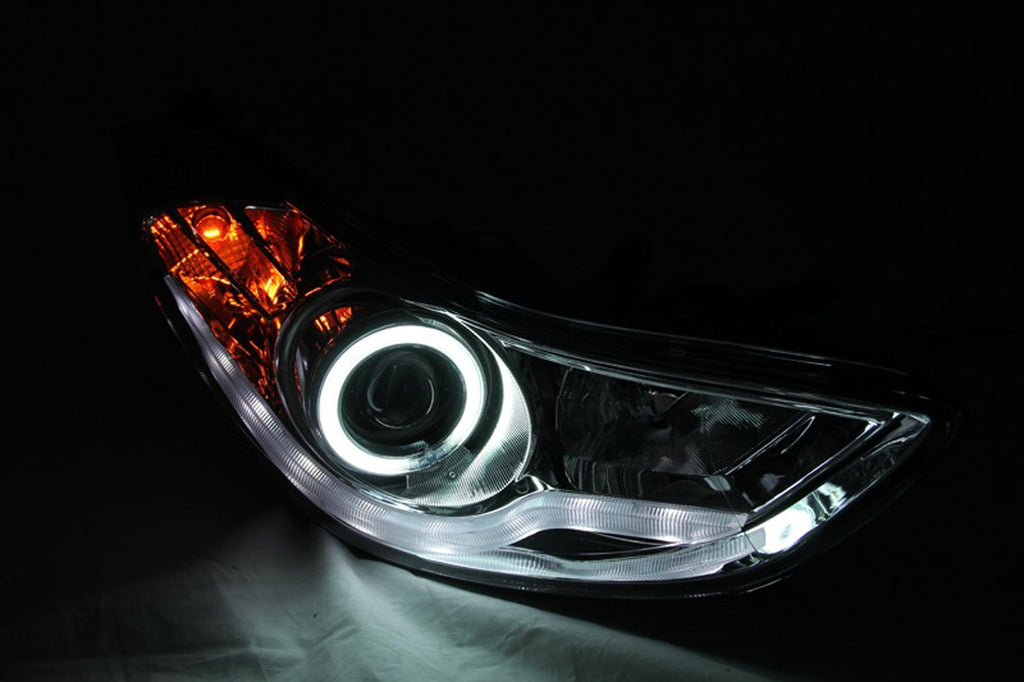 Anzo USA 121456 Projector Headlight Set w/Halo