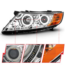 Load image into Gallery viewer, Anzo USA 121459 Projector Headlight Set w/Halo Fits 11-15 Optima