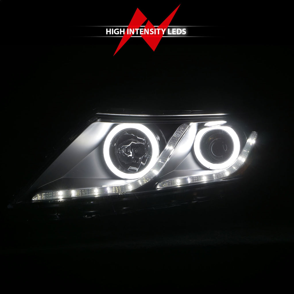Anzo USA 121460 Projector Headlight Set w/Halo Fits 11-13 Optima