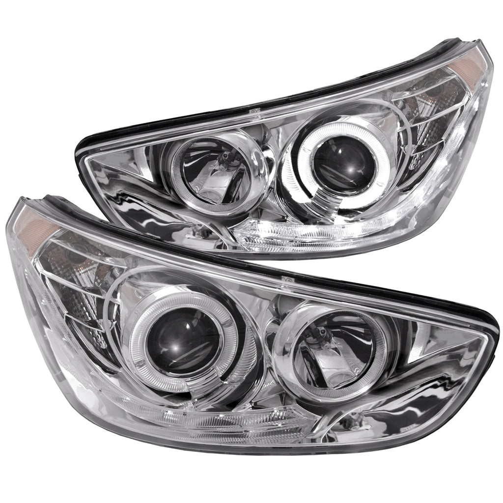 Anzo USA 121475 Projector Headlight Set w/Halo Fits 12-13 Accent