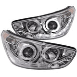 Anzo USA 121475 Projector Headlight Set w/Halo Fits 12-13 Accent