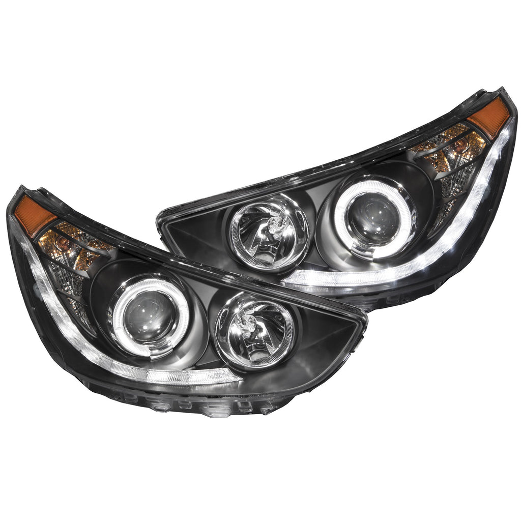 Anzo USA 121476 Projector Headlight Set w/Halo Fits 12-13 Accent