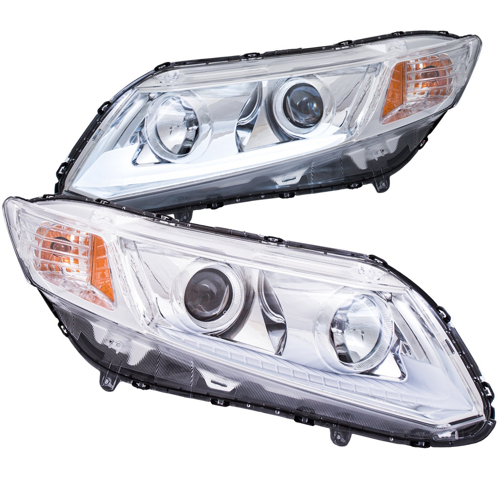 Anzo USA 121480 Projector Headlight Set Fits 12-15 Civic