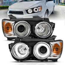 Load image into Gallery viewer, Anzo USA 121489 Projector Headlight Set w/Halo Fits 12-15 Sonic
