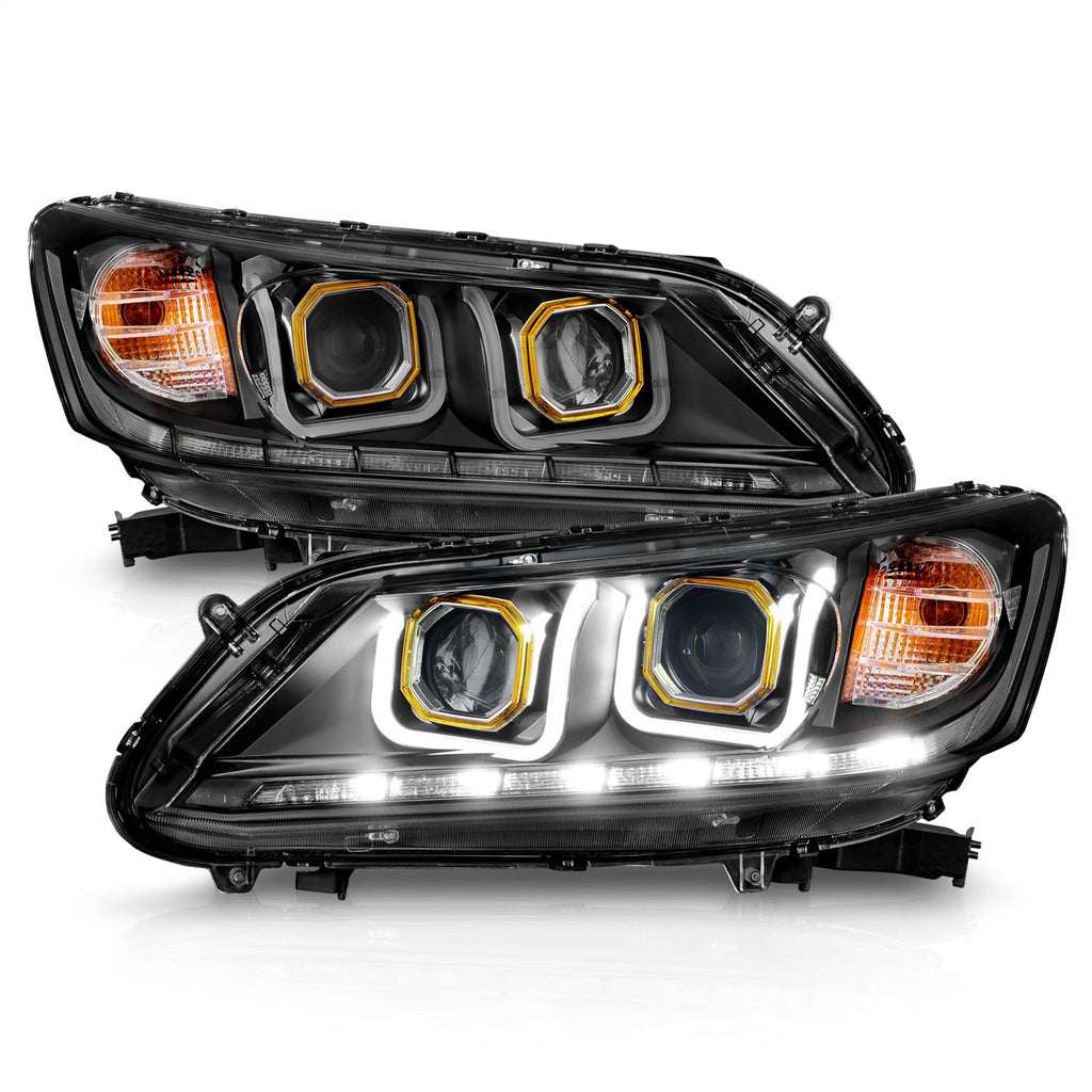 Anzo USA 121492 Projector Headlight Set Fits 13-15 Accord