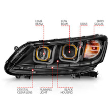 Load image into Gallery viewer, Anzo USA 121492 Projector Headlight Set Fits 13-15 Accord