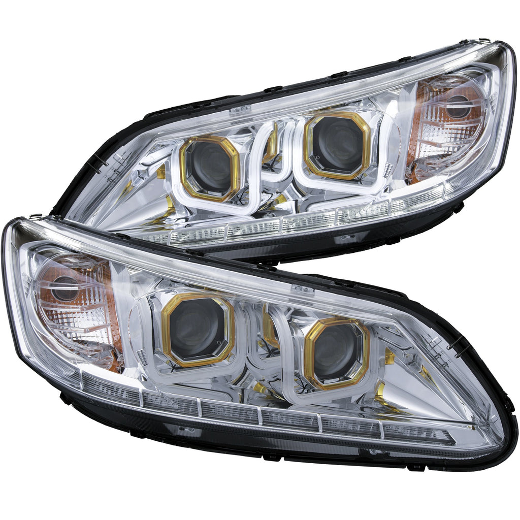 Anzo USA 121493 Projector Headlight Set Fits 13-15 Accord