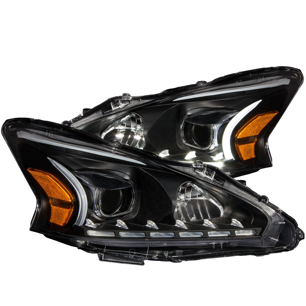 Anzo USA 121500 Projector Headlight Set Fits 13-15 Altima Frontier