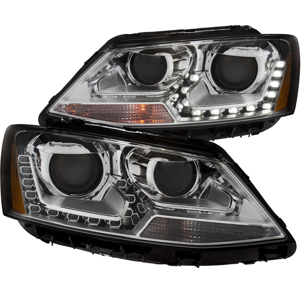 Anzo USA 121503 Projector Headlight Set Fits 11-13 Jetta