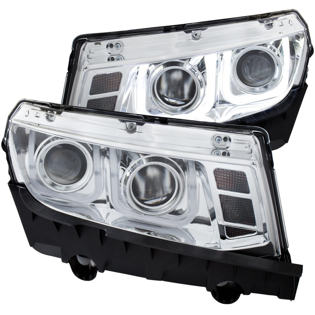 Anzo USA 121509 Projector Headlight Set Fits 14-15 Camaro