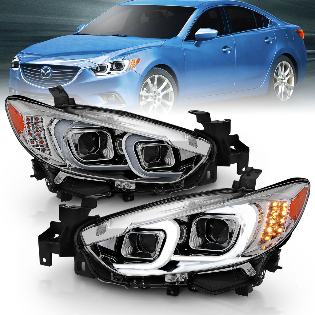 Anzo USA 121517 Projector Headlight Set Fits 14-15 6