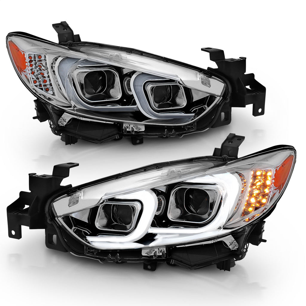 Anzo USA 121517 Projector Headlight Set Fits 14-15 6