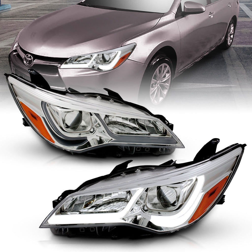 Anzo USA 121519 Projector Headlight Set Fits 15-16 Camry