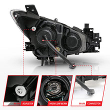 Load image into Gallery viewer, Anzo USA 121522 Projector Headlight Set w/Halo Fits 14-16 3