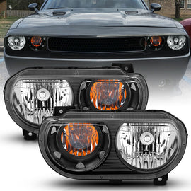 Anzo USA 121526 Crystal Headlight Set Fits 08-14 Challenger