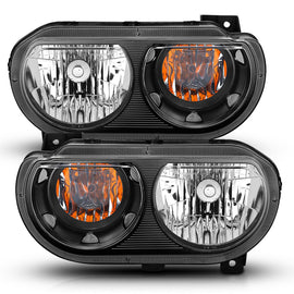 Anzo USA 121526 Crystal Headlight Set Fits 08-14 Challenger