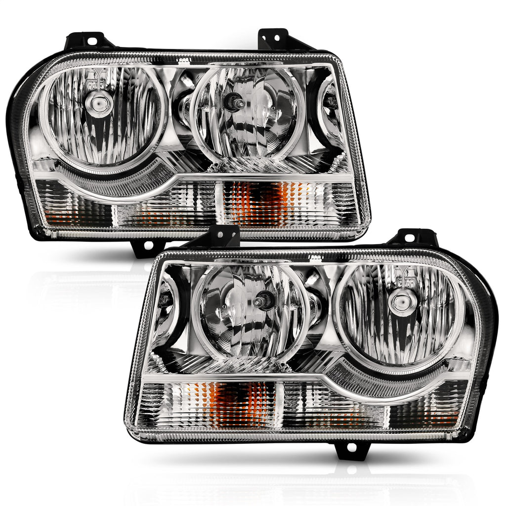 Anzo USA 121529 Crystal Headlight Set Fits 05-10 300