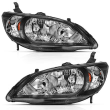 Load image into Gallery viewer, Anzo USA 121535 Crystal Headlight Set Fits 04-05 Civic