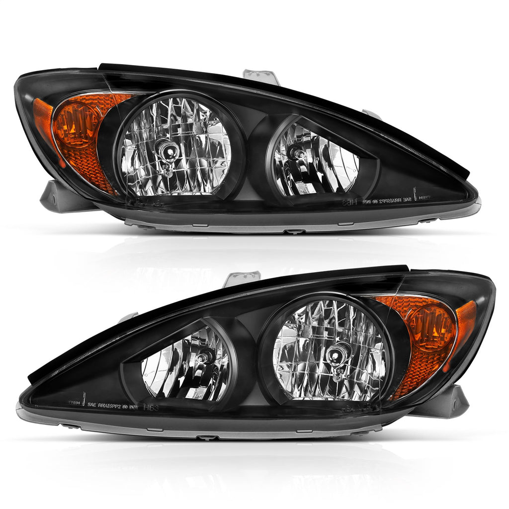 Anzo USA 121538 Crystal Headlight Set Fits 02-04 Camry