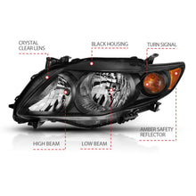 Load image into Gallery viewer, Anzo USA 121541 Crystal Headlight Set Fits 09-10 Corolla