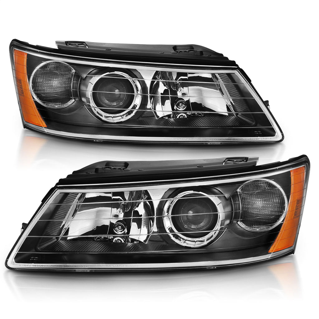 Anzo USA 121543 Projector Headlight Set Fits 06-09 Sonata