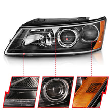 Load image into Gallery viewer, Anzo USA 121543 Projector Headlight Set Fits 06-09 Sonata