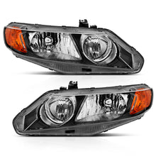 Load image into Gallery viewer, Anzo USA 121547 Crystal Headlight Set Fits 06-11 Civic