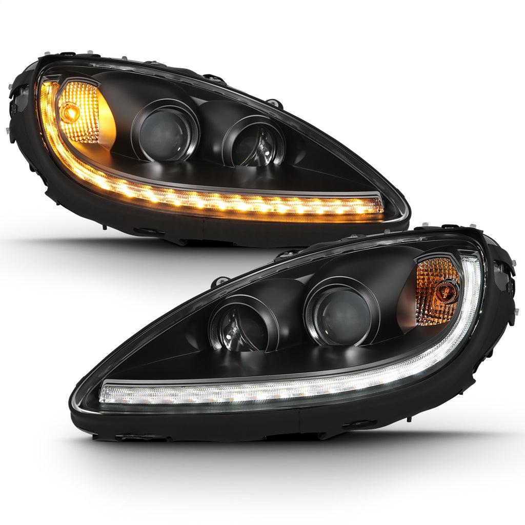 Anzo USA 121553 Projector Headlight Set w/Halo Fits 05-13 Corvette