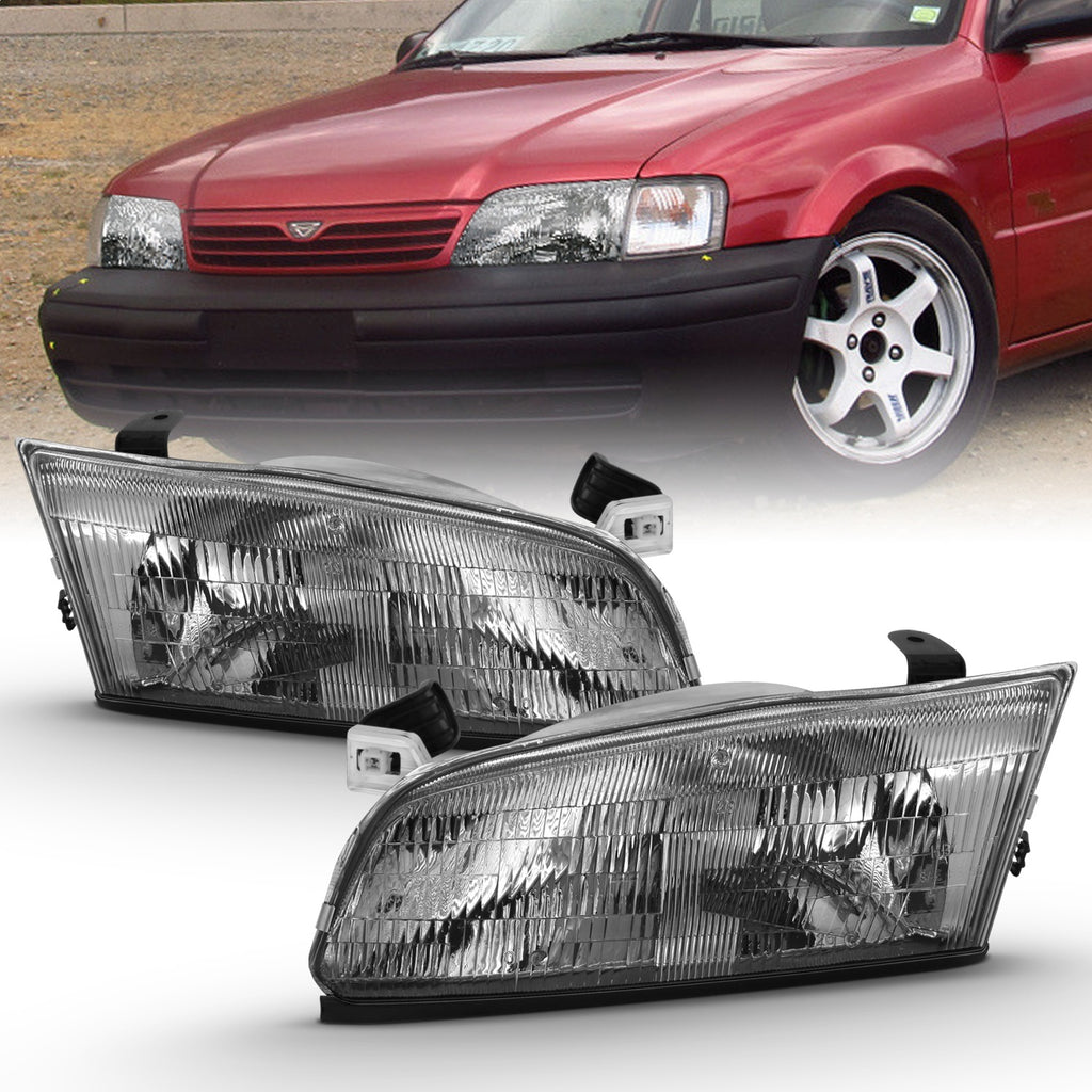 Anzo USA 121555 Crystal Headlight Set Fits 97-99 Camry