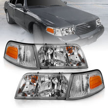 Load image into Gallery viewer, Anzo USA 121556 Crystal Headlight Set Fits 98-11 Crown Victoria