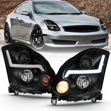 Load image into Gallery viewer, Anzo USA 121557 Projector Headlight Set Fits 03-07 G35