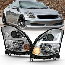 Load image into Gallery viewer, Anzo USA 121558 Projector Headlight Set Fits 03-07 G35