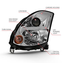 Load image into Gallery viewer, Anzo USA 121558 Projector Headlight Set Fits 03-07 G35