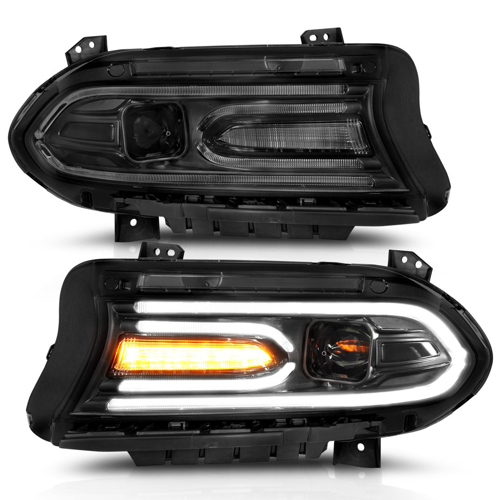 Anzo USA 121559 Projector Headlight Set Fits 15-23 Charger