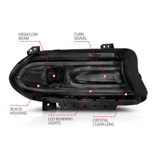 Load image into Gallery viewer, Anzo USA 121559 Projector Headlight Set Fits 15-23 Charger