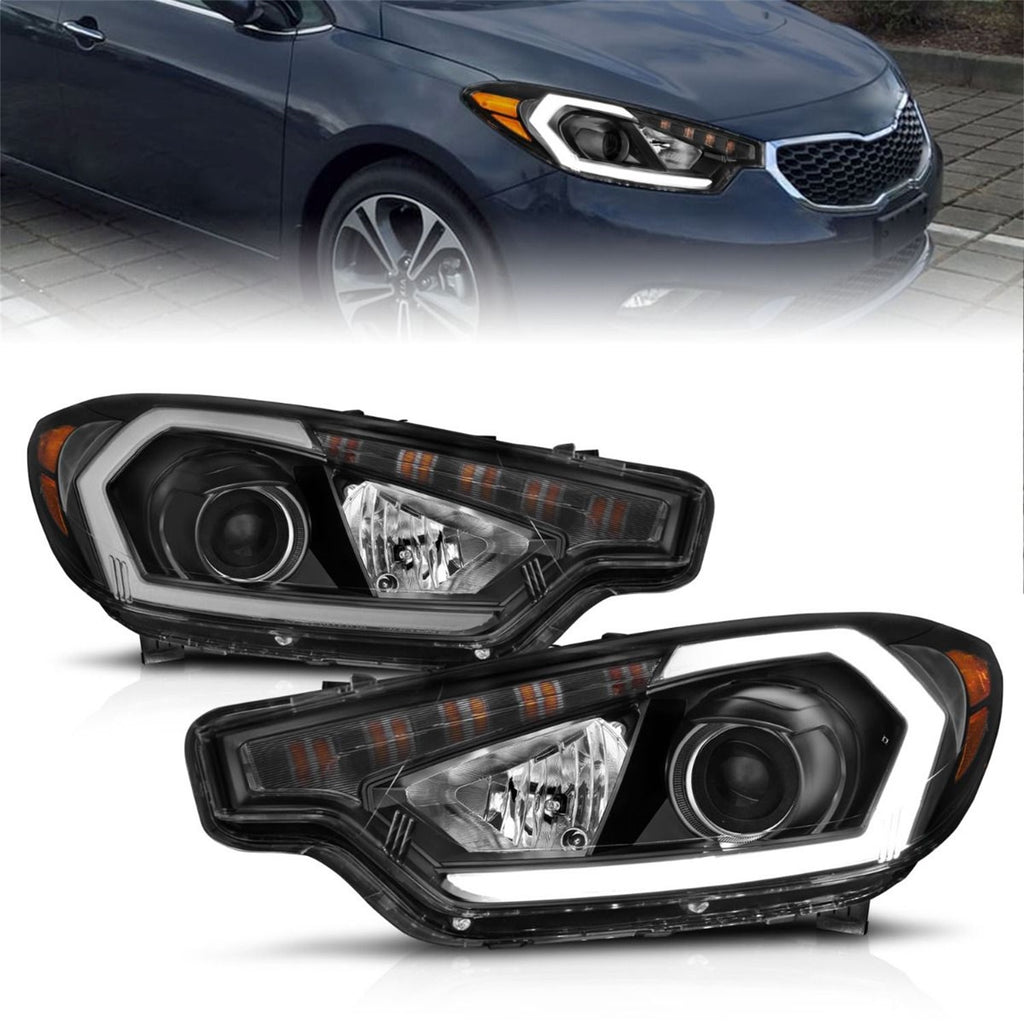 Anzo USA 121560 Projector Headlight Set Fits 14-16 Forte