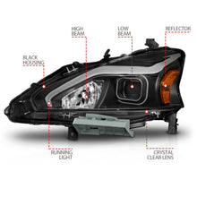 Load image into Gallery viewer, Anzo USA 121569 Projector Headlight Set Fits 13-15 Altima
